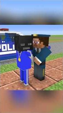 Cop👮‍♂️ Steve caught the 🥷 thief - Minecraft animations #shorts#viral