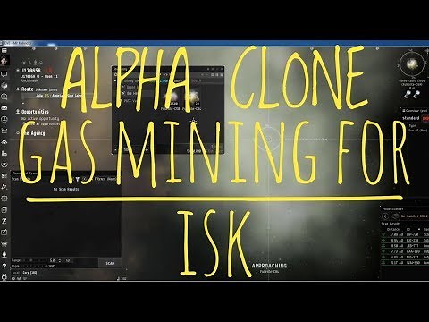 Eve Online - Gas mining and Scanning tutorial for Alpha clones