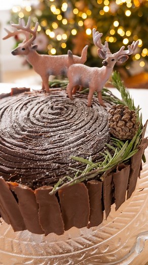 270K views · 8.4K reactions | Chocolate Yule Log Cake  YES PLEASE ...