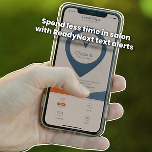 Online Check-In and ReadyNext alerts are the convenient, contactless way to sign in for your next haircut! 📱 Reserve your spot in the queue and spend your wait where you want. Learn more about our GreatCare Promise at greatclips.com/greatcare. | Great Clips