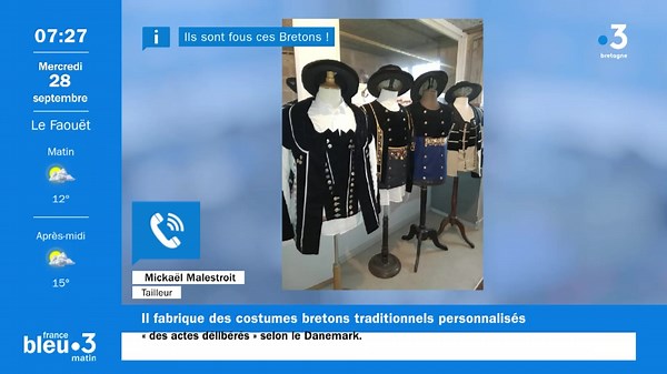 20 reactions | Mickaël vous fabrique un costume breton traditionnel personnalisé | ici Breizh Izel | Facebook