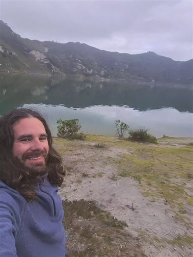 Camping Adventures at Quilotoa Lake in Ecuador