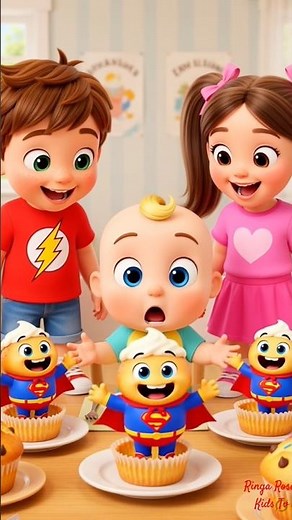 The Muffin Man Song 🥳 Fun Songs & Rhyme For Kids 🥳 #singalong #kidsongs #nurseryrhymes #shortsfeed