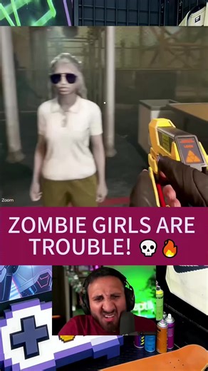 ZOMBIE GIRLS ARE TROUBLE! 💀🔥 #gaming #horrorgame #quarantinezone #zombies #scarygames