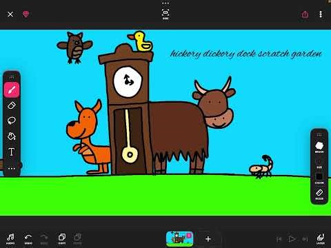 Hickory dickory dock scratch garden sneak peek