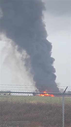 KMOV News 4 St. Louis on Instagram: "Video shows large flames and heavy smoke from a plane crash at an airport in North Carolina. Law enforcement confirmed multiple people were killed in the crash. Records show the plane involved in the crash is tied to NASCAR driver Greg Biffle."
