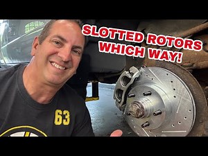 How to Install Slotted & Cross Drilled Rotors | Correct Rotor Direction Explained!