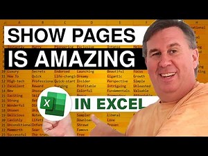 Excel - Create a Pivot Table for Each Customer Using Show Report Filter Pages - Episode 711