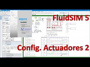 Configuración de Elementos en FluidSIM 5, ejemplos. Parte 2 (Cargas en ángulo)