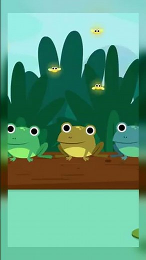 5 Little Speckled Frogs Jumping Into the Pool #Shorts
