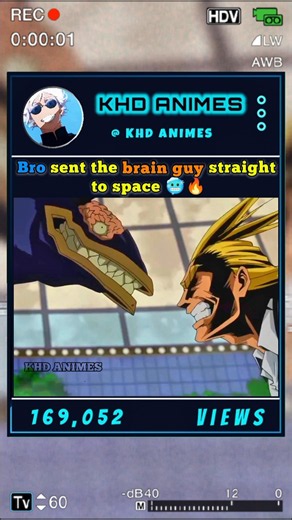 Bro sent the brain guy straight to space 🥶🔥#anime #allmight #viral #viralshorts