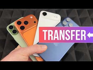 How to Transfer all info from Old iPhone to New iPhone 17e - Data Transfer