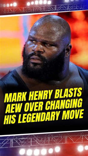 🔥 Mark Henry's fired up! He just called out AEW for changing his legendary move’s name. You can't disrespect the OG and expect no backlash! . . . #MarkHenry #AEW #WrestlingTalk #RespectTheLegends #ProWrestling | Sportskeeda Wrestling