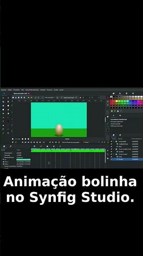 Animação Synfig Studio.