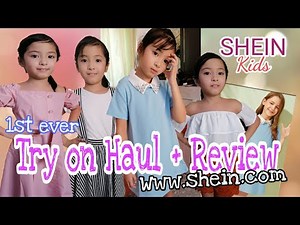 SHEIN KIDS Try on Haul + Review! 1st time! #sheinkids2020 #sheinkidsTryOnHaul #sheinkidsReview