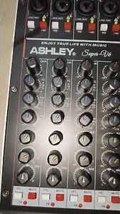 A brief review of the Ashley Super V6 mixer with 128 effects using a push button #soundsystem #as...