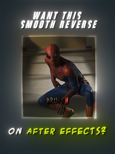 "Smooth Reverse Tutorial?" | Spiderman (Tasm) 4k Edit ❤️‍🔥 | No Signa...