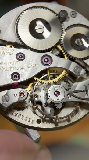 Garrin Fraze on Instagram: "The Waltham Vanguard was a premium line of pocket watches produced by the Waltham Watch Company, a pioneer in American industrialized watchmaking. Renowned for their exceptional accuracy and durability, Vanguard watches often featured high-grade movements with 21 or 23 jewels, adjusted to multiple positions, temperature, and isochronism. Many met stringent railroad timekeeping standards, with open-face designs, lever-set mechanisms, and bold Arabic numerals ensuring p