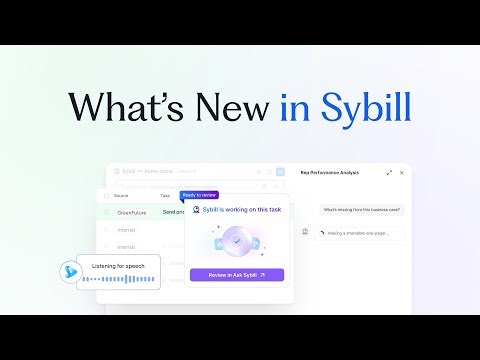 What's New in Sybill? - Dec 2025