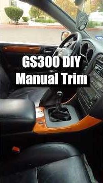 Alright! Today we are creating a manual trim for the GS300!