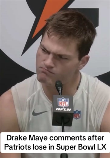 Drake Maye comments after Patriots lose to Seahawks in Super Bowl LX 🏈⭐️ #explore #superbowl #boston #patriots #nfl