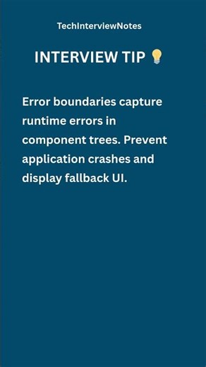 Error Boundaries