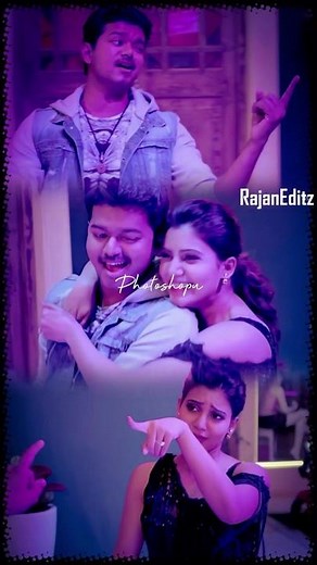 Selfie Pulla 🤳🏻 Song Lyrics 🌌 MidNight Vibe 🌌 Kaththi _ 4K Quality Image ✨🌹