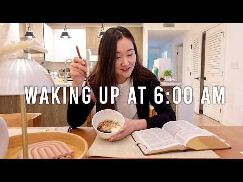 6AM Realistic Productive Spring Break Day *full routine* 🌸