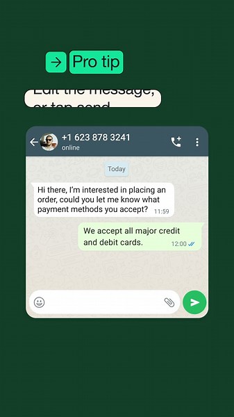 Step by Step: How to use quick replies in WhatsApp Business