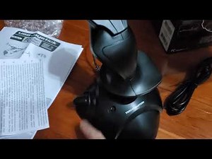 Thrustmaster USB joystick 2020 version for windows 10 unboxing