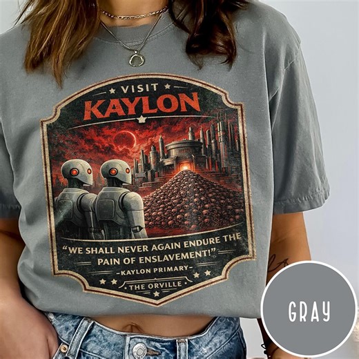 Kaylon Machine Planet T-shirt | Dystopian Cybernetic Landscape - Etsy