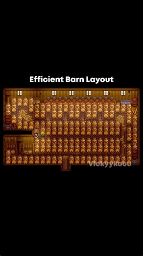Efficient Barn Layout Stardew Valley
