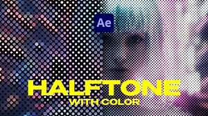 HALFTONE EFFECT TEMPLATE with CUSTOMIZABLE DOT SHAPE | No Plugins!
