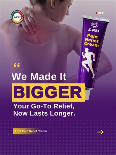For everyday joint and muscle discomfort, having more means fewer worries. Same trusted relief, now in a bigger size. 💪⬆️ #LPM #support #pain #relief #recovery