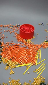 68K views · 462 reactions | Stress Relieving ASMR Falling Beads Jingle Bells Marbles Colored Balls #satisfying #asmr #colorful #relaxing #beads | The DSP Satisfying | Facebook