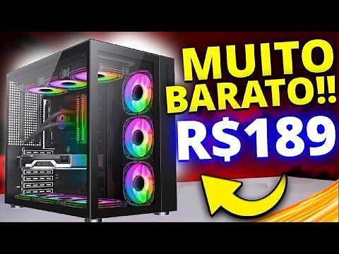 TOP 5 Melhores GABINETES GAMER CUSTO BENEFÍCIO E BARATOS Com Fans 2024 (ATUALIZADOS E COMPLETOS)