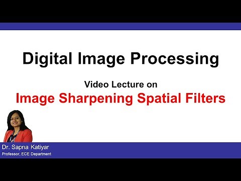 L23 | Image Sharpening Spatial Filters || Digital Image Processing (AKTU)