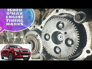 Isuzu d'max engine timing marks