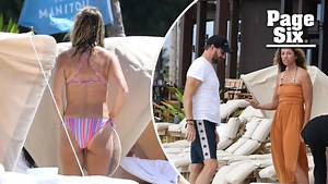 Kevin Costner’s wife Christine shows bikini body as Hawaii vacation with his friend continues