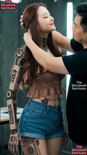 Man Grooms Futuristic Humanoid 🤖 | Sci-Fi Short Video