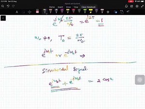 01g. Periodic Complex Exponential and Sinusoidal Signals