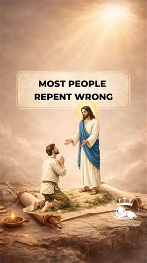 Most people repent wrong. #jesuschrist #repentance #verseoftheday #bible #theology gy