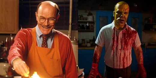 La IA ataca de nuevo: 'Breaking Bad' como una sitcom de los 80 y 'Los Simpson' convertidos en una película de terror de acción real