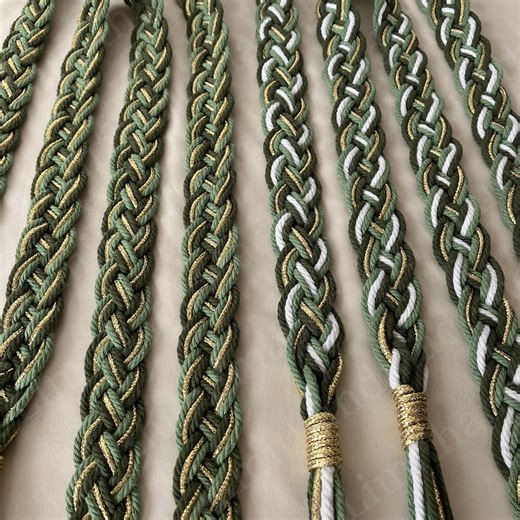Personalized Celtic Handfasting Cord Green,pagan Ceremony Handfast,irish Tradition Wedding Hand Fasting - Etsy