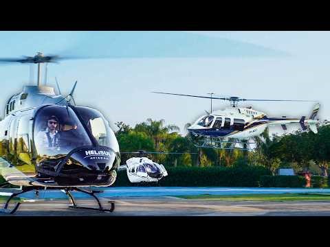 VIP HELICOPTER ACTION! Airbus H145 D3 & H130 & H125 | Agusta A109 | Bell 429 & 407 & 505