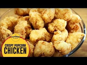 Easy Popcorn Chicken Recipe | Crispy Popcorn Chicken Recipe by Flavoredd by Nikki