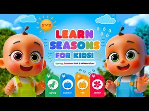 Learn Seasons for Kids I Seasons Song for Kids I Nursery Rhymes & Kids Song by @ZubiDubiKids