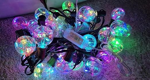 Videos from customer reviews,  G40 Outdoor string lights