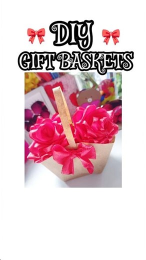 DIY WASTE PAPER CUTE GIFT BASKET ♡ 🧺✨#diy #crafting#homemadepapercraft #cutegiftideas#youtubeshorts