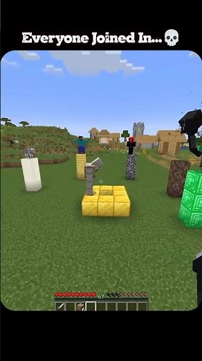 Everyone Joined In... 💀 | Minecraft Troll #shorts #viral #trending #troll #Funny #Minecraft